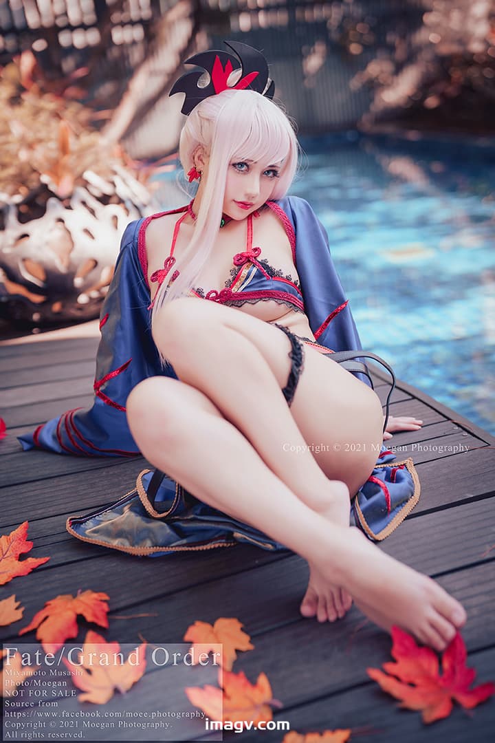 110 沖田凜花Rinka (okita rinka01) – Miyamoto Musashi, Swimming suit ver. (FateGrand Order) 5P 2M插图1