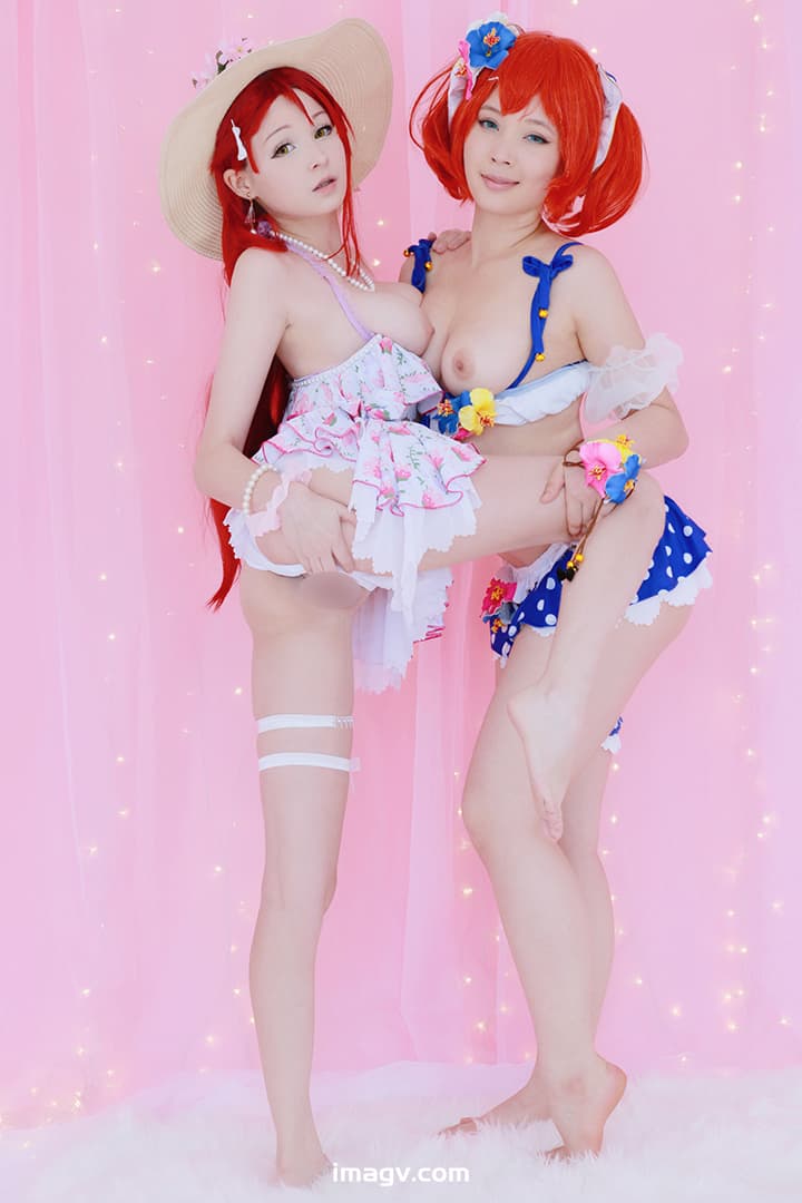 049 Hidori Rose – Love Live cosplay Riko x Ruby Hidori Rose x Virtual Geisha 50P 412M插图