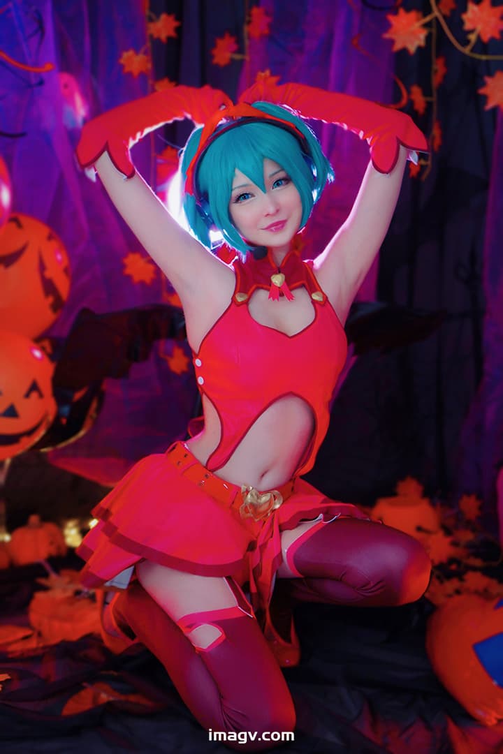 059 Hidori Rose – Miku Halloween Devil 26P 199M插图