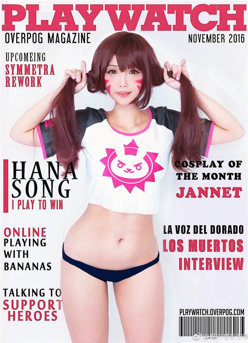 Hana Bunny – D.va Playwatch Selfie [5P-11.4MB]插圖 