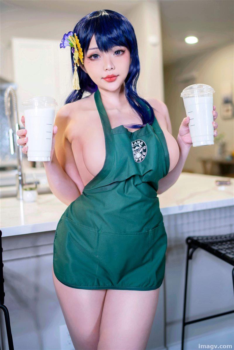 Hana Bunny – Starbucks Ei [10P-15.1MB]插圖 