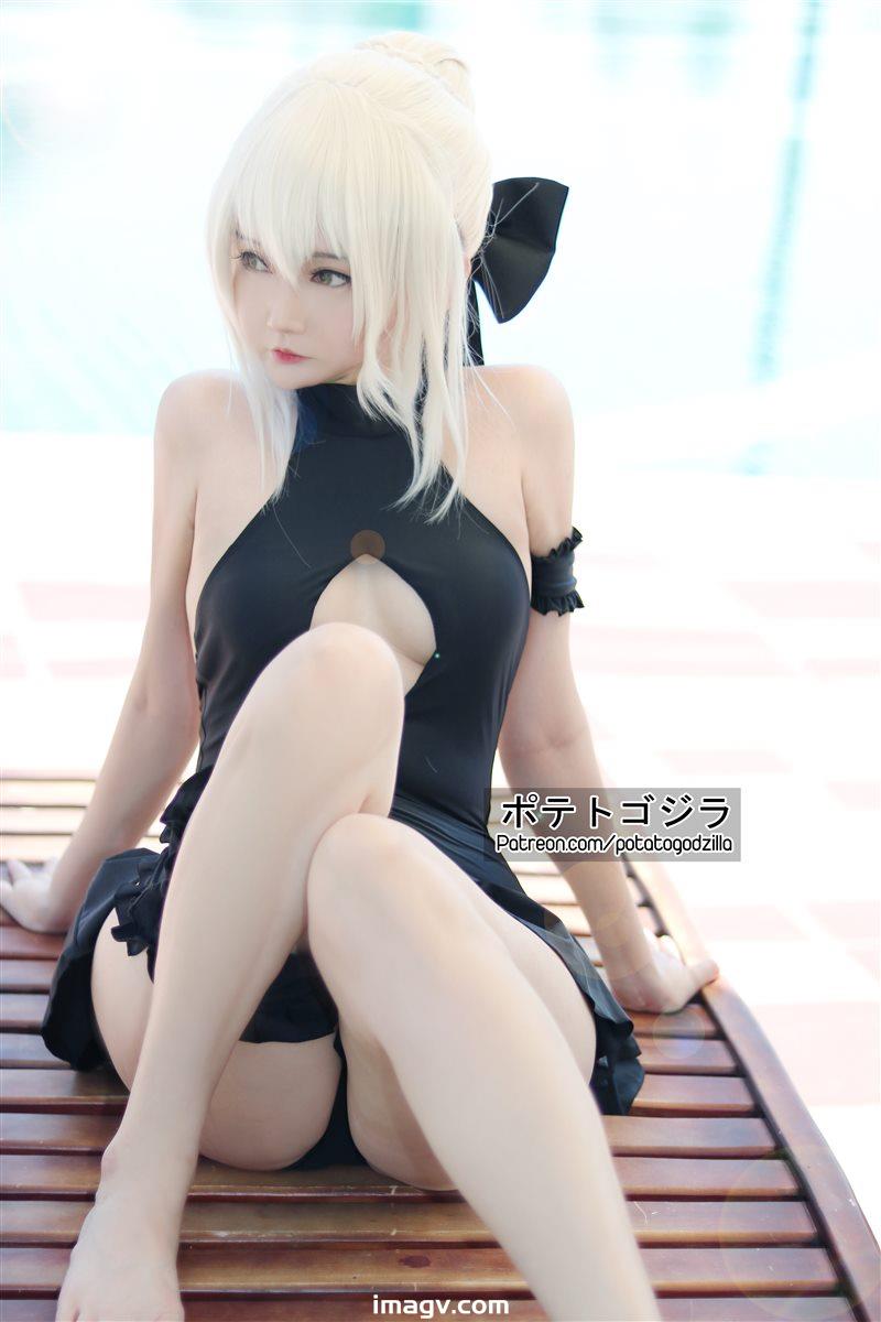 Potato Godzilla – Saber Alter Swimsuit [18P／109MB]插圖 