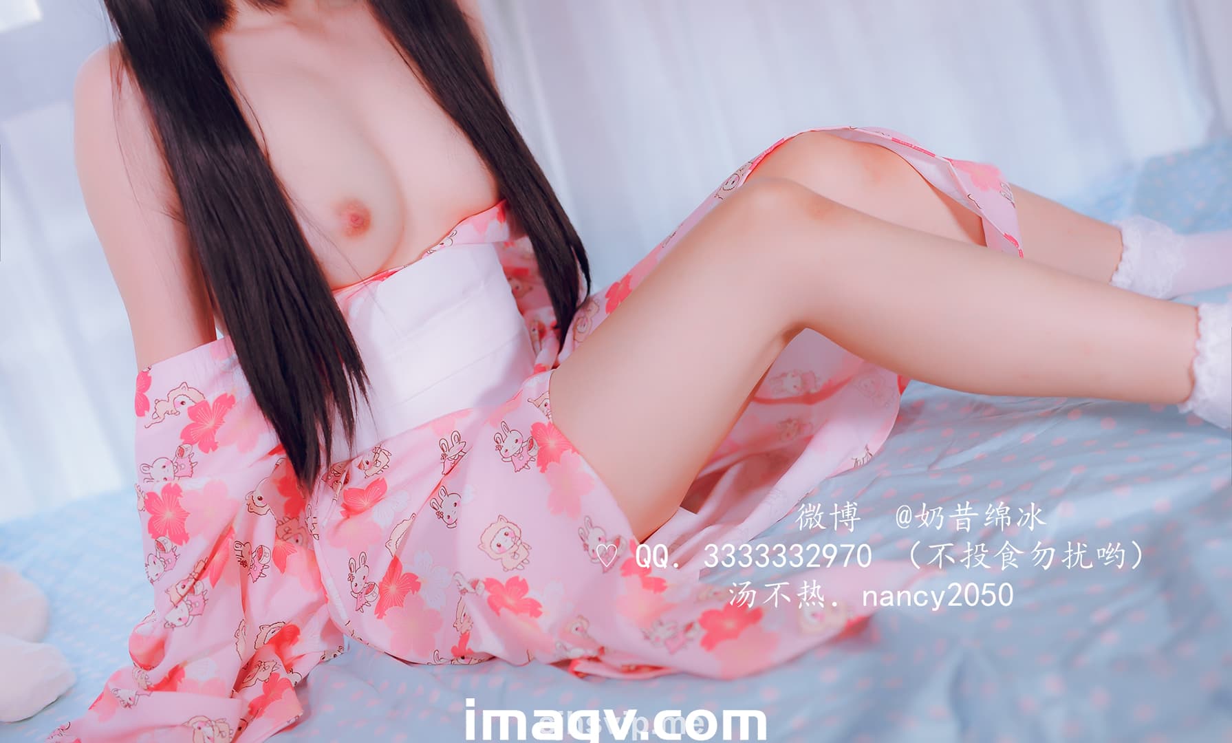 020 奶昔绵冰(喵呜少女&奈莉酱) – 浴衣 32P+1V 134M插图1