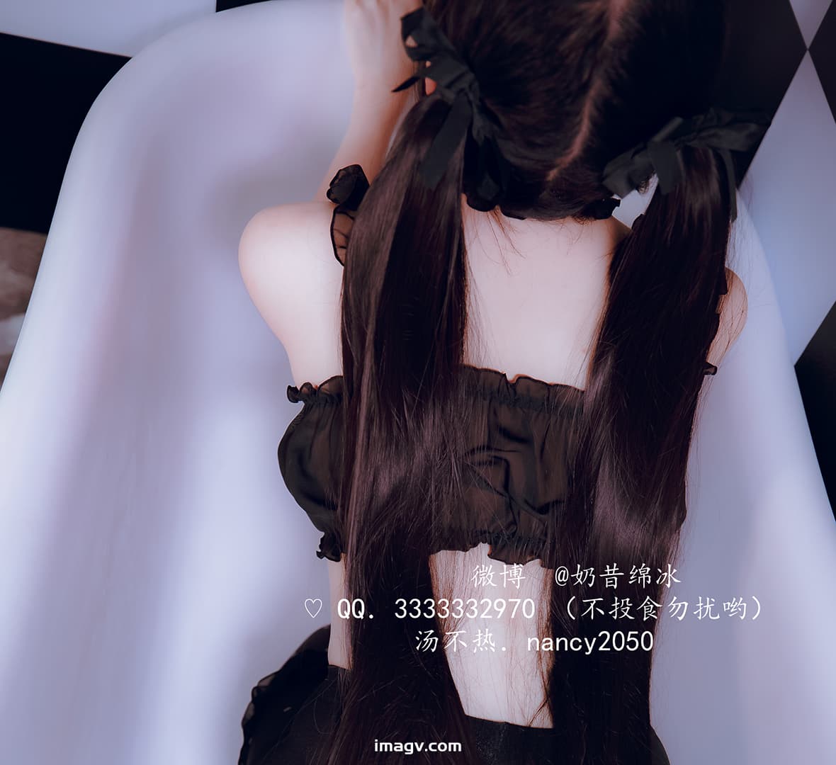 026 奶昔绵冰(喵呜少女&奈莉酱) – 浴缸play 16P+1V 112M插图1