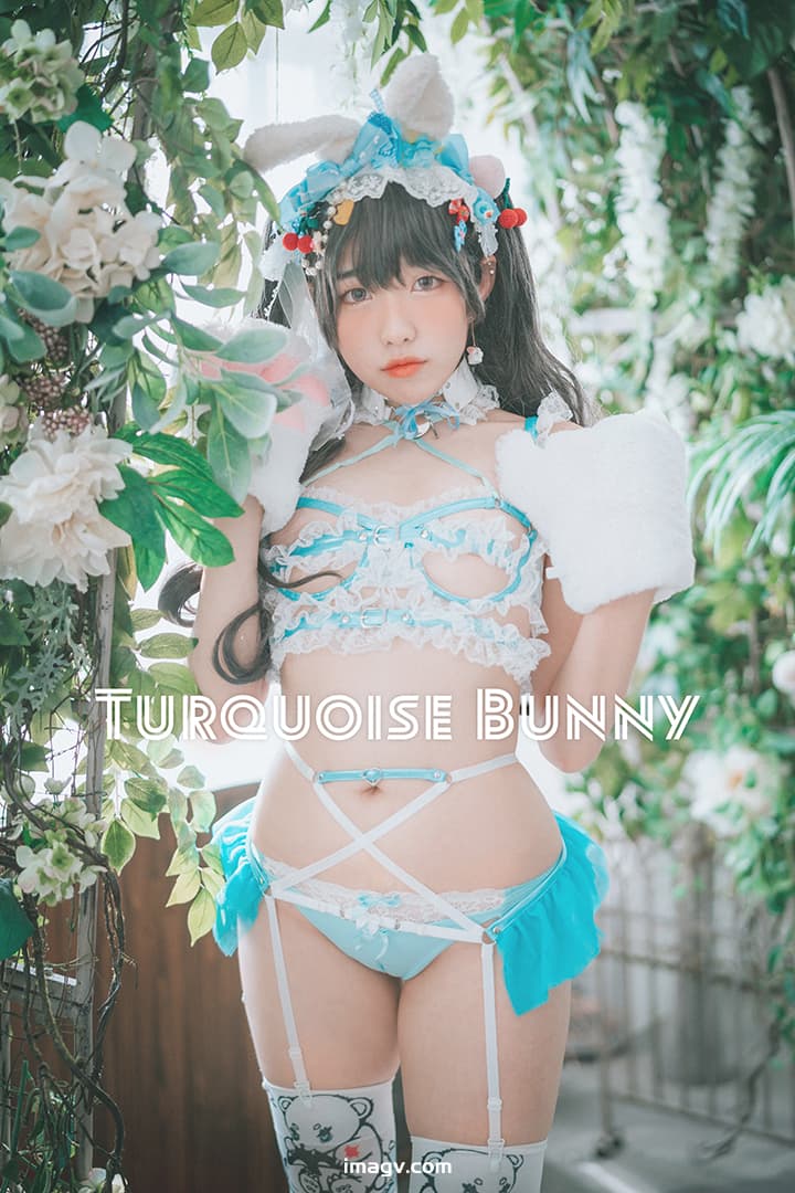 009 DJAWA Photo Sonson (손손) Turquoise Bunny 51P 558M插图