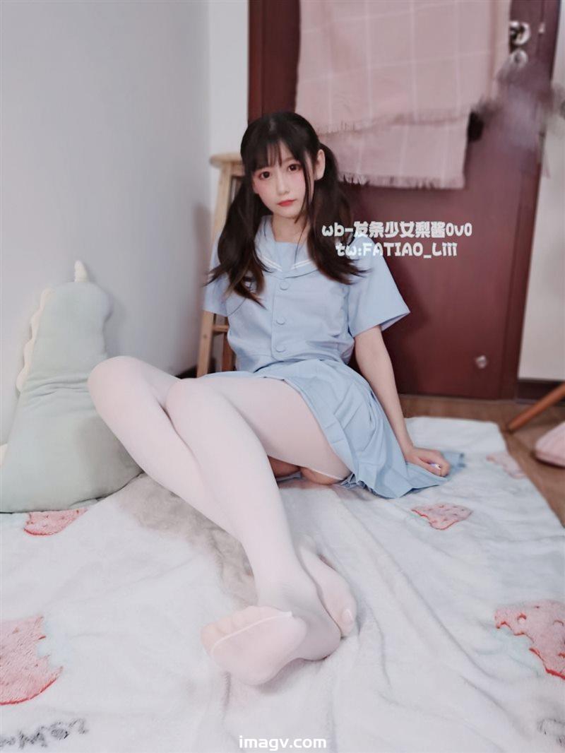 迷之呆梨(发条少女) – 水蓝JK [41P3V-111MB]插圖 