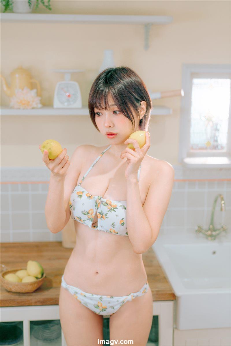 Ely_eee(ElyEE子) – NO.124 2023.august C-檸檬泳裝 Lemon Swimsuit [31P／113MB]插圖 