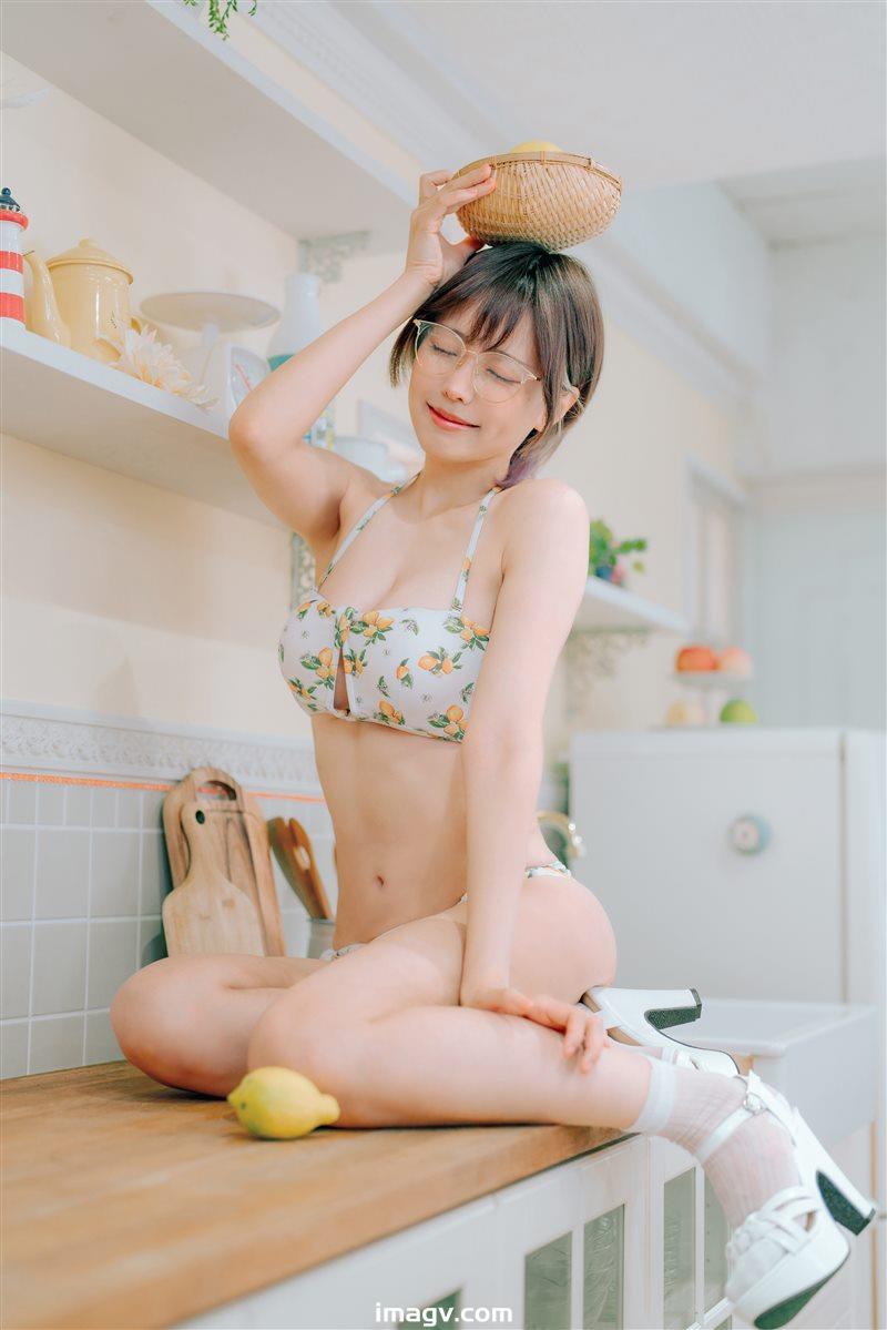 Ely_eee(ElyEE子) – NO.124 2023.august C-檸檬泳裝 Lemon Swimsuit [31P／113MB]插圖 