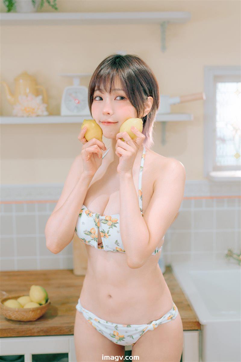 Ely_eee(ElyEE子) – NO.124 2023.august C-檸檬泳裝 Lemon Swimsuit [31P／113MB]插圖 