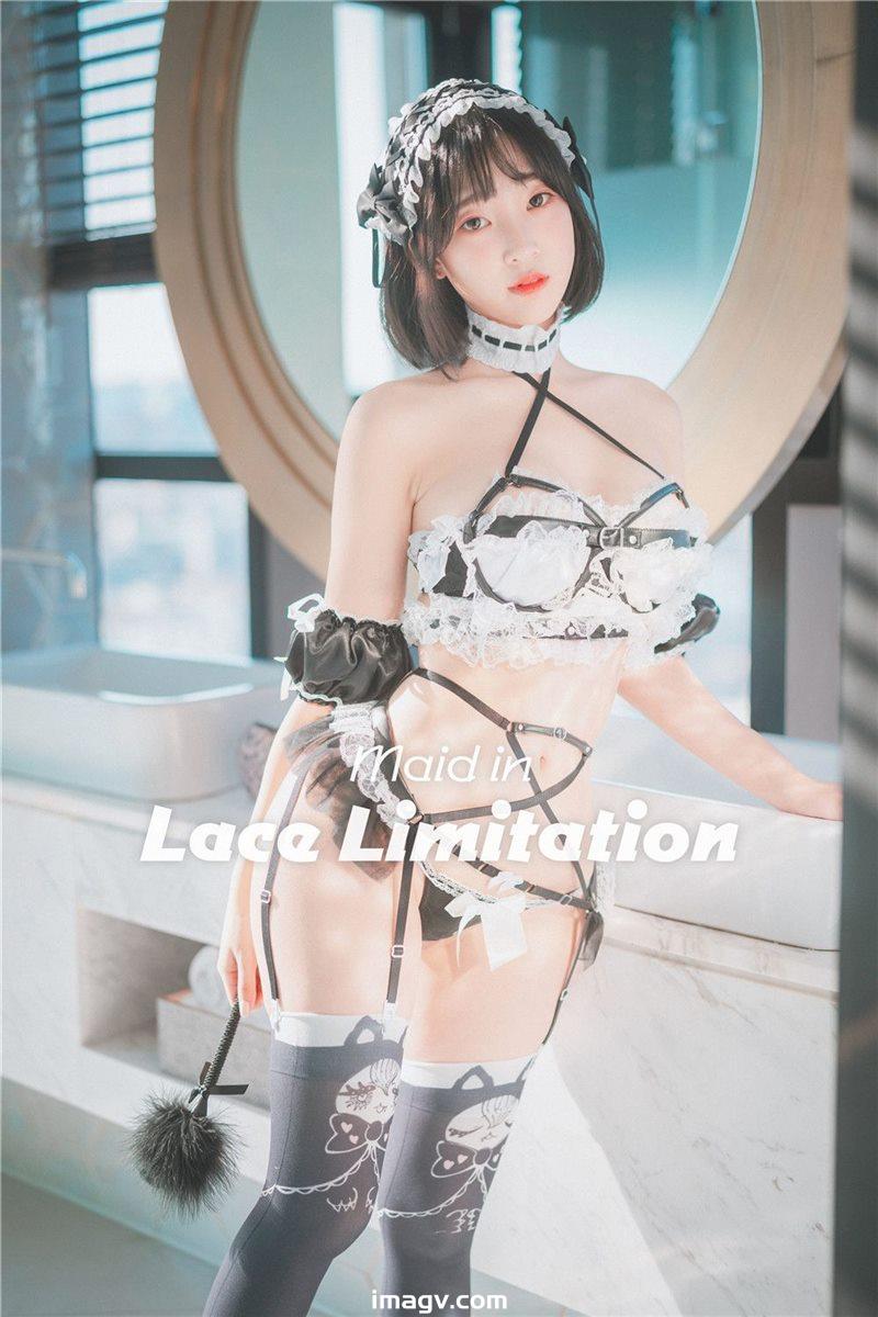 DJAWA Photo NO.033 – Kang In-kyung (강인경) – “Maid in Lace Limitation”[51P-487MB]插圖 