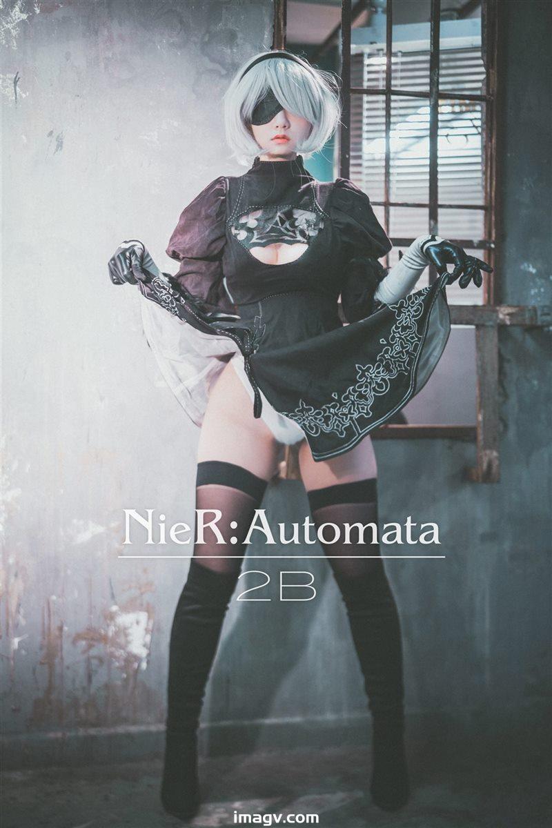 DJAWA Photo NO.113 – Jeong Jenny (정제니) – NieR Automata 2B[47P-427MB]插圖 