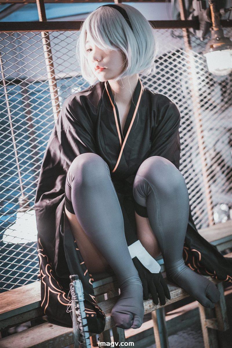 DJAWA Photo NO.113 – Jeong Jenny (정제니) – NieR Automata 2B[47P-427MB]插圖 