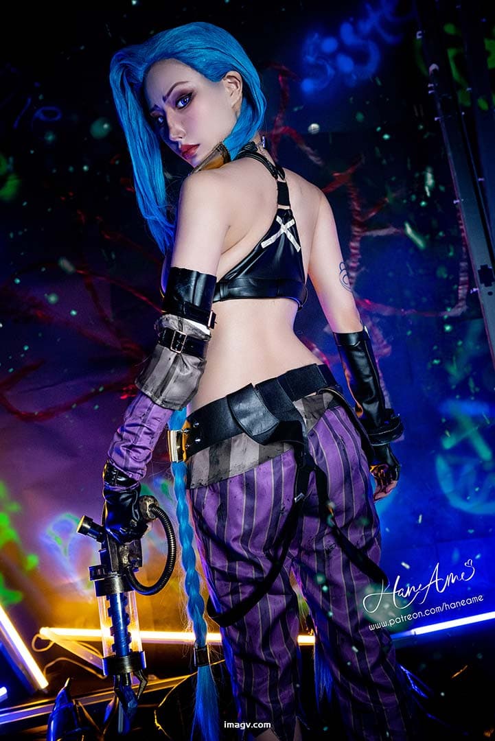 294 雨波_HaneAme – League of Legends JINX 26P 362M插图1